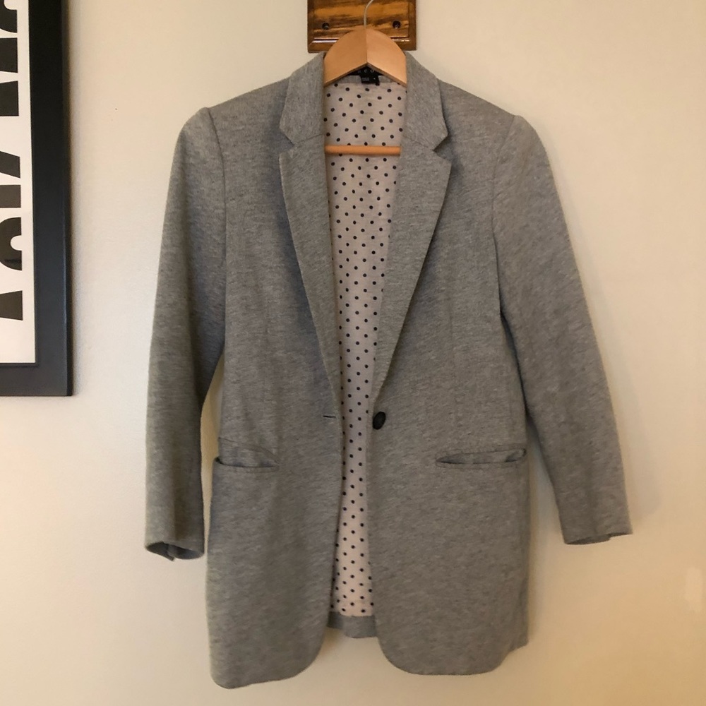 Perfect work from home blazer… sweatshirt material! with structure